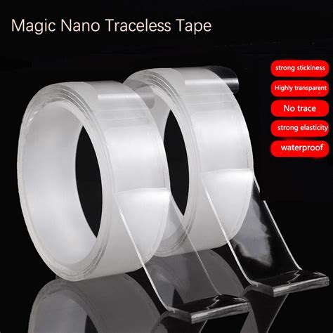 Nano Magique Transparent Ruban Lavable R Utilisabl Grandado