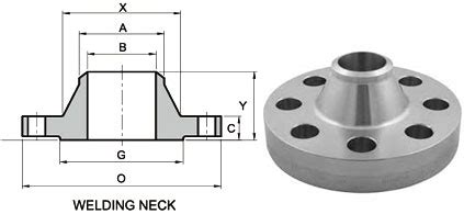 B Lb Welding Neck Forged Flange