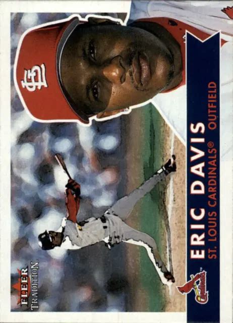 CARTE DE BASEBALL 2001 Fleer Tradition St Louis Cardinals 234 Eric