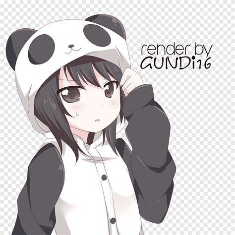 Manga Girl Panda Drawing Dessin Drawing Descubra As Emo Es Do