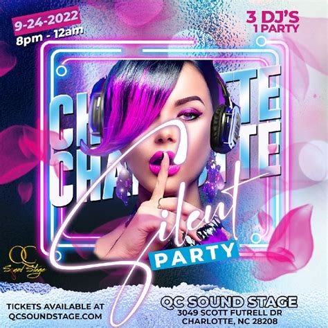 Buy Tickets to Silent Party / New Date in Charlotte on Sep 24, 2022