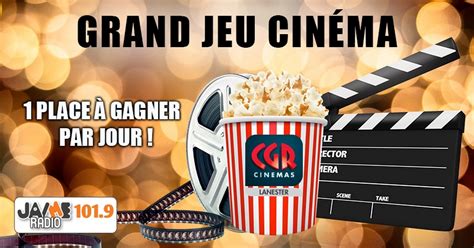 Gagnez une place de cinéma chaque soir de la semaine avec JAIME Radio