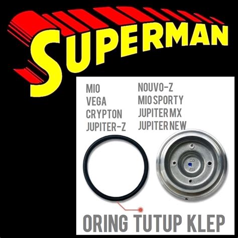 Jual ORING TUTUP KLEP JUPITER Z NEW CRYPTON MIO Vega Nouvo Yamaha Sil