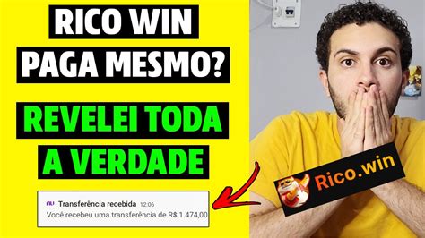 PLATAFORMA RICO WIN PAGA MESMO RICO WIN É CONFIÁVEL RICO WIN TEM COMO