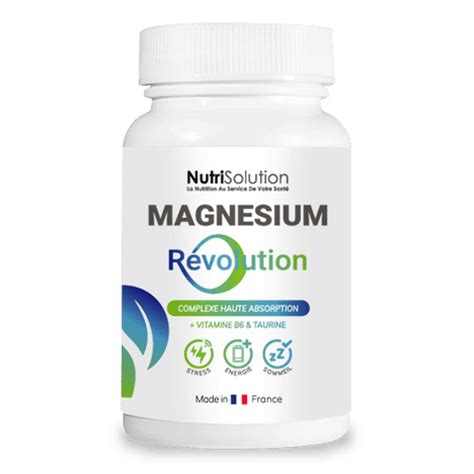 Magnesium R Volution Nutrisolution Bien Tre Et Relaxation Homme Sur