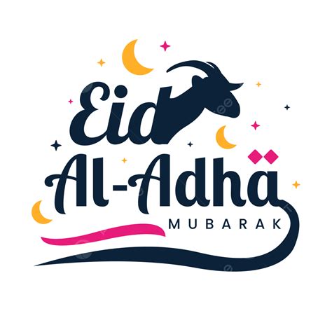 Texto De Saludo Genial Dise O De Eid Al Adha Con Vector De Cabra Png