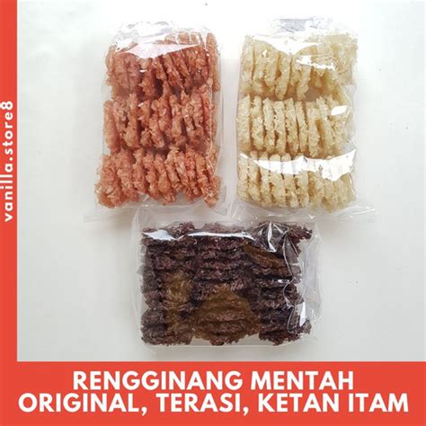 Jual Rengginang Mentah Khas Bandung Rasa Bawang Terasi Original Kab