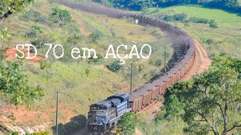 Trem de Minério a SD70ACe 7044 no Auxilio de cauda YouTube