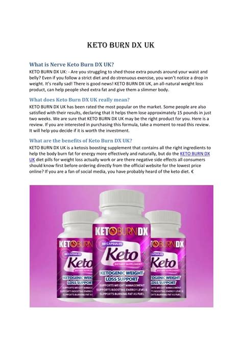 Ppt Keto Burn Dx Uk Powerpoint Presentation Free Download Id11173638