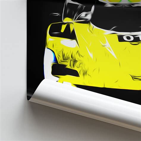 Cadillac V-LMDh Prototype - Race Car Print – Illustrated Tracks