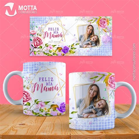 Dise Os Para Sublimar Tazas D A De Las Madres Estilo Floral