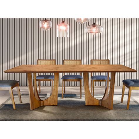 Mesa de Jantar Trento 2 40mx1 20m Tampo Laminado Móveis Rafana