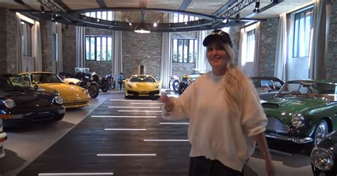 Incredible Supercar Garage Has Rising Platform To Show Off Your