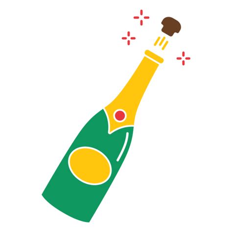 Champagne Bottle Popping Png