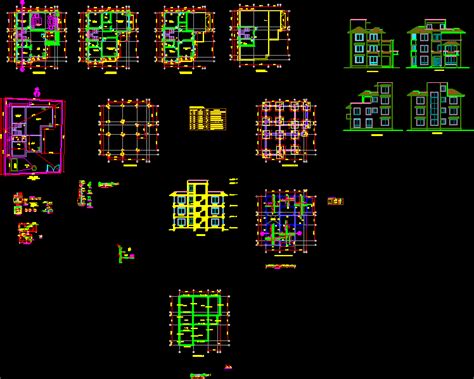 Residencia En Autocad Librer A Cad