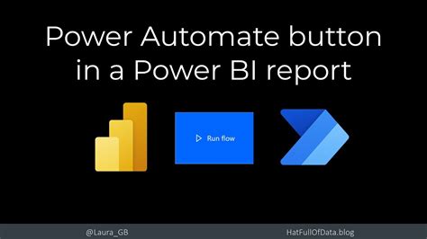 Power Automate Button In A Power Bi Report Youtube