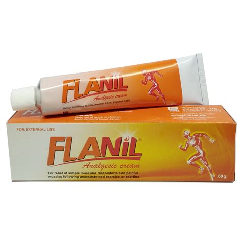 FLANIL Malaysia FLANIL Analgesic Cream For Relieves Muscle Aches And Pain