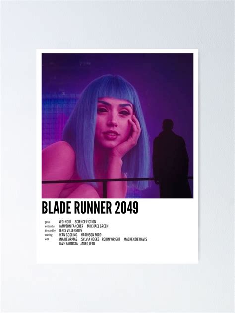 Blade Runner 2049 Poster Poster For Sale By Gaiawalker Redbubble