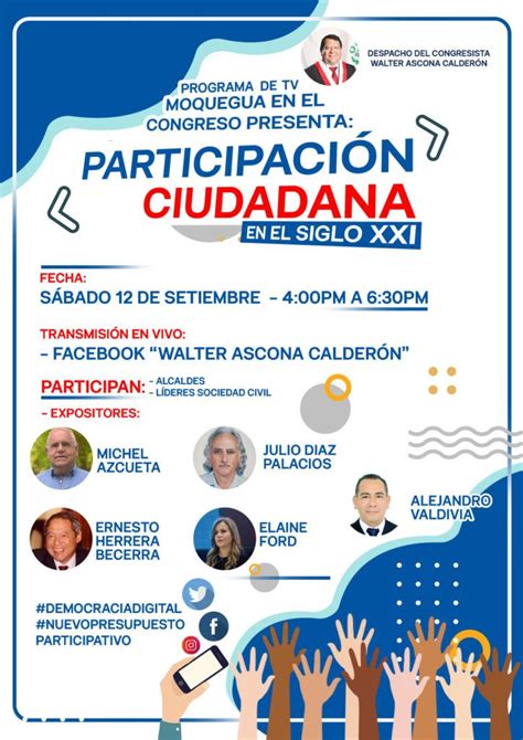 Foro De “participación Ciudadana En El Siglo Xxi” Sobre El Uso De