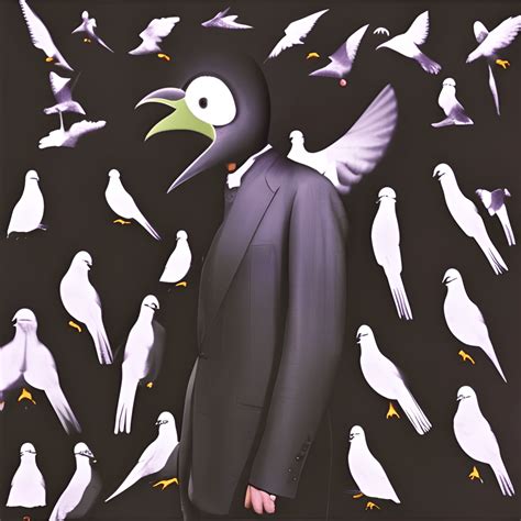 Tool Album Cover With Pigeons Creative Fabrica