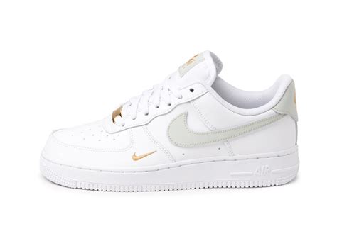 Nike Wmns Air Force 1 07 Ess White Light Silver White Light Silver Asphaltgold