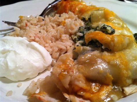 Spinach Ricotta Enchiladas Spinach Ricotta Green Sauce Recipes