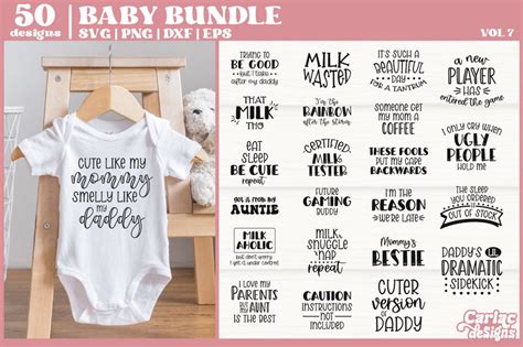 Baby Svg Bundle Funny Baby Sayings Svg Bundle So Fontsy