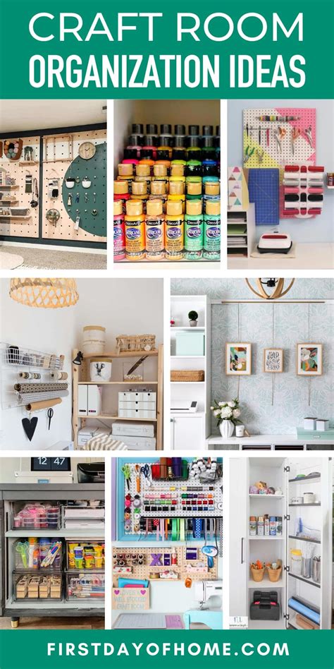 Amazing Craft Room Ideas First Day Of Home