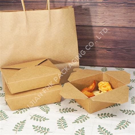 Fda Eu Custom Paper Lunch Box Fried Chicken Chips Packaging Box China