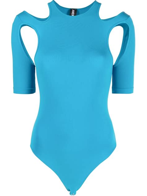 AndreĀdamo Cut Out Detail Body Top Farfetch