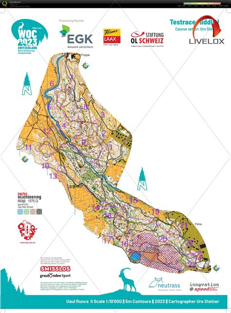 My Digital Orienteering Map Archive Woc Testrace Middle