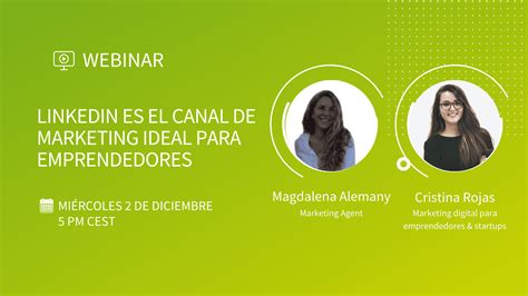 Webinar Linkedin Canal De Marketing Emprendedores Customia