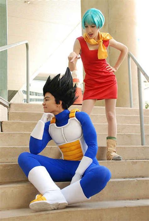 Couples Costumes Inspired By Cartoons Couples Costumes Bulma