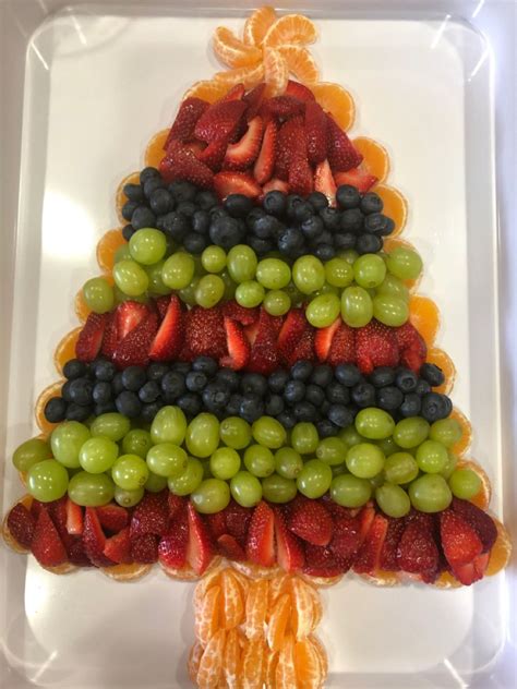 Christmas Tree Fruit Tray Christmas Recipes Appetizers Christmas