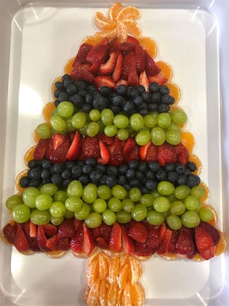 Christmas Tree Fruit Tray Healthy Christmas Snacks Christmas Veggie