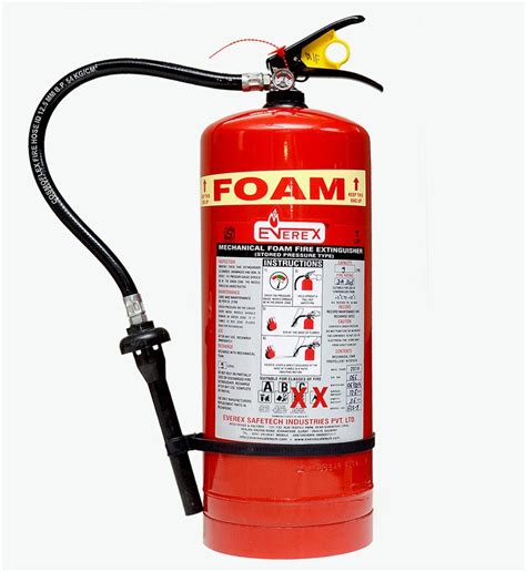 Mild Steel Mechanical Foam Fire Extinguisher Cartridge Type Capacity