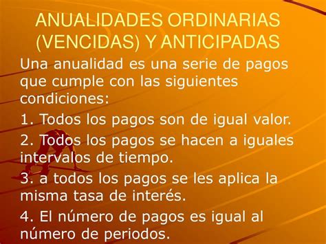 Anualidades Ordinarias Vencidas Y Anticipadas Antony Gonz Udocz