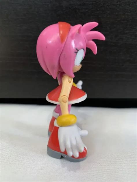 JAZWARES AMY ROSE Sonic The Hedgehog Action Figure 3 Inch Sega RARE