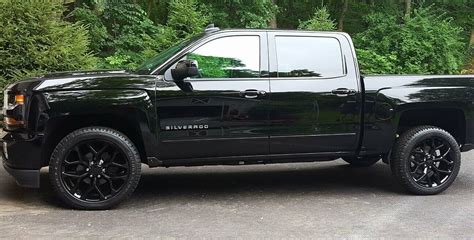 Gloss Black Snowflake Chevy Silverado Tahoe Truck Wheels Set X Ebay