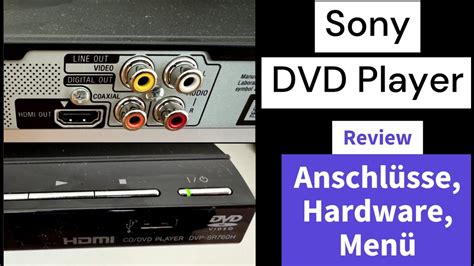 Review: Sony DVD Player DVP-SR760H / CD-Player mit HDMI und USB. - YouTube