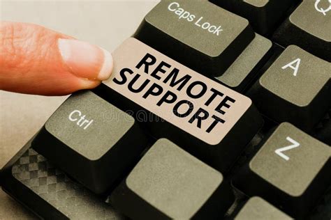 Conceptual Display Remote Support Conceptual Photo Help Endusers To