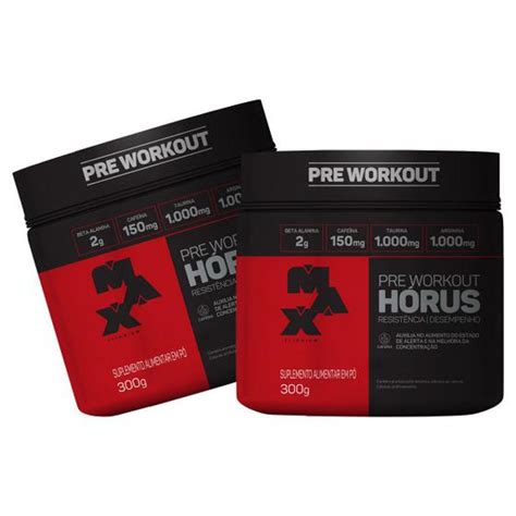 Kit X Horus Pre Workout G Max Titanium Massa Muscular Magazine