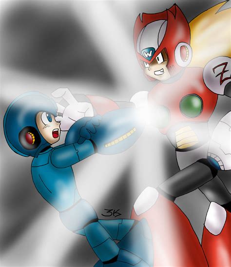 Megaman Vs Zero By Locke K On Deviantart