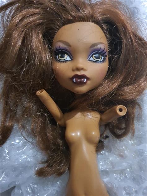 MONSTER HIGH CLAWDEEN Wolf Nude Doll For Spare Replacement Rare Gold Elastics 27 00 PicClick UK