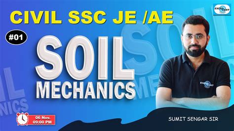 Ii Soil Mechanics Ii Civil Ssc Je Ae Ii Live Pm Youtube