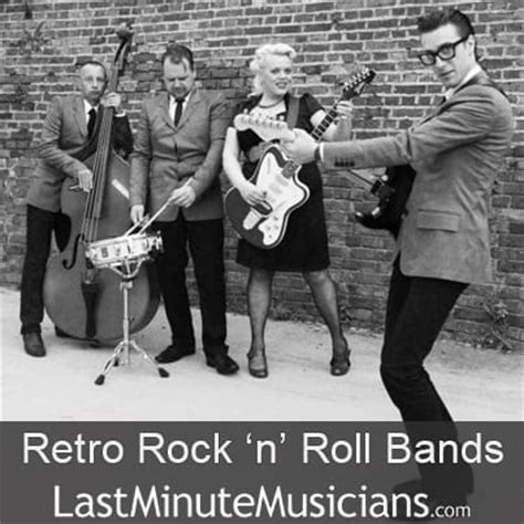 Hire live Rock 'n' Roll Bands for Weddings & Events