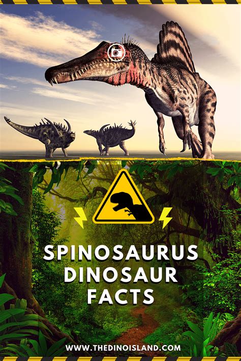 A Rendering Of A Spinosaurus Aegyptus With The Text Spinosaur Dinosaur