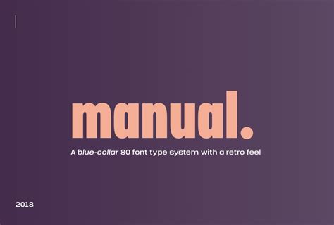 Manual Font - All Free Fonts