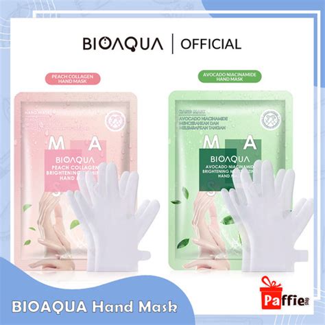 Jual BIOAQUA MASKER TANGAN HAND MASK Niacinamide Brightening