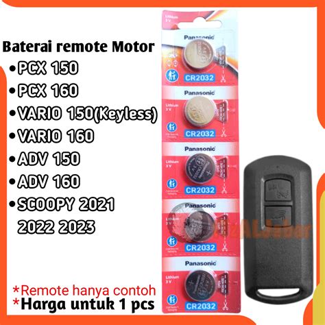 Jual Baterai Remot Motor Vario Batre Remot Keyless Vario